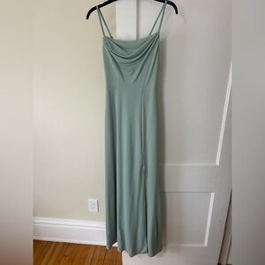 Birds Grey Bridesmaid Dress